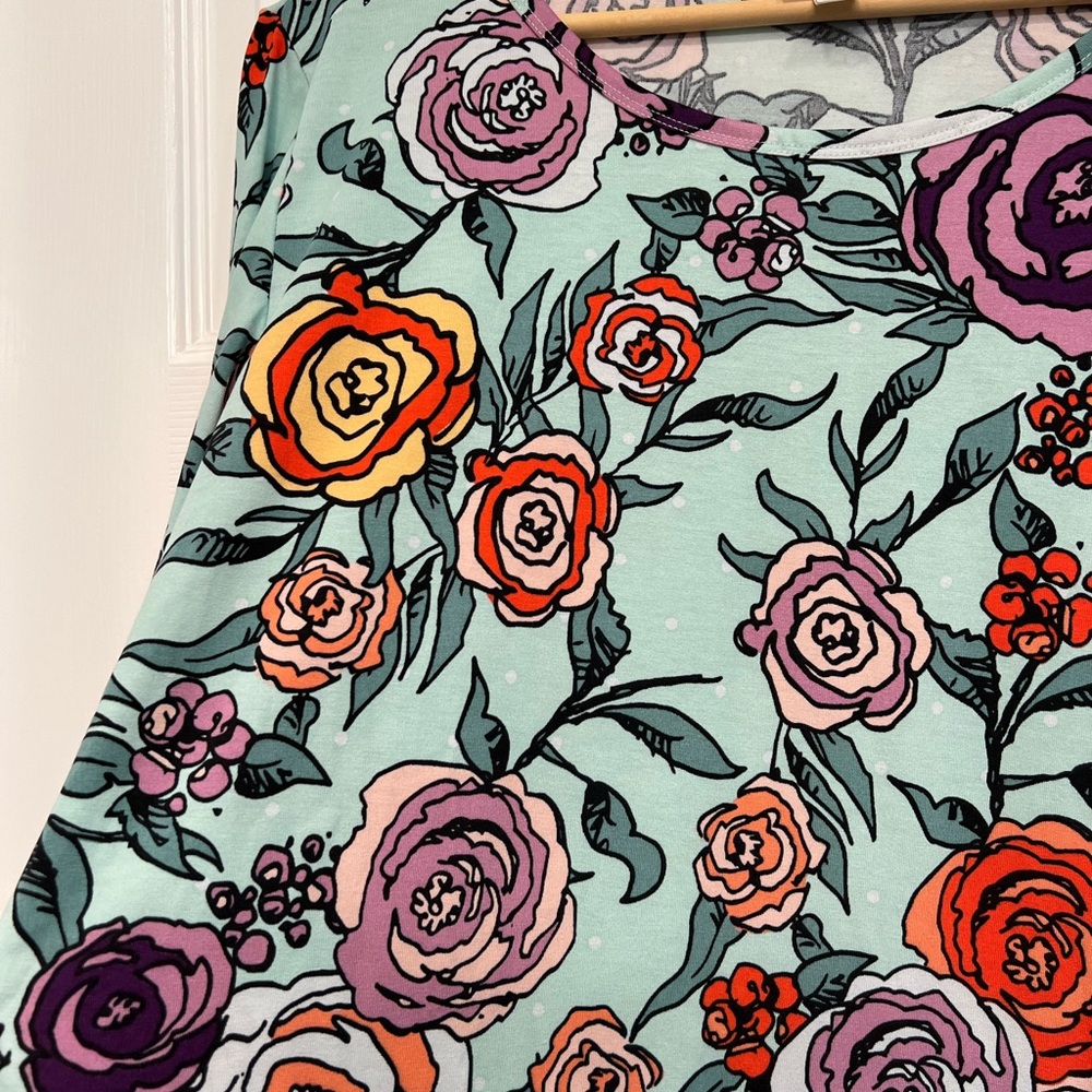 NWT Debbie Dress 3XL LuLaRoe Floral! - Picture 6 of 7